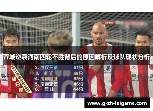 蓉城逆袭河南四轮不胜背后的原因解析及球队现状分析